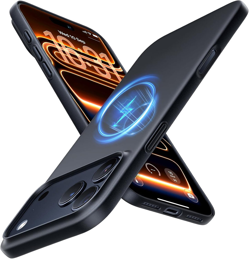 TORRAS Funda magnética delgada para iPhone 18 Pro de 6.3 pulgadas, mate