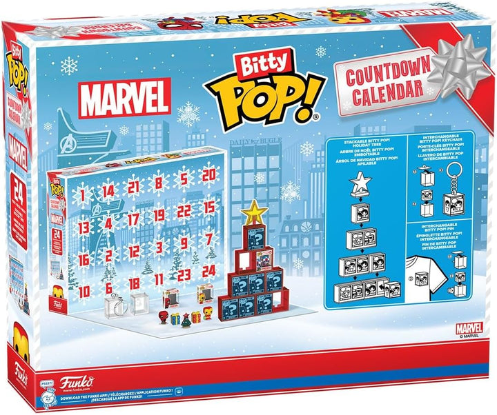 Funko Calendario de cuenta regresiva Pop Bitty Marvel