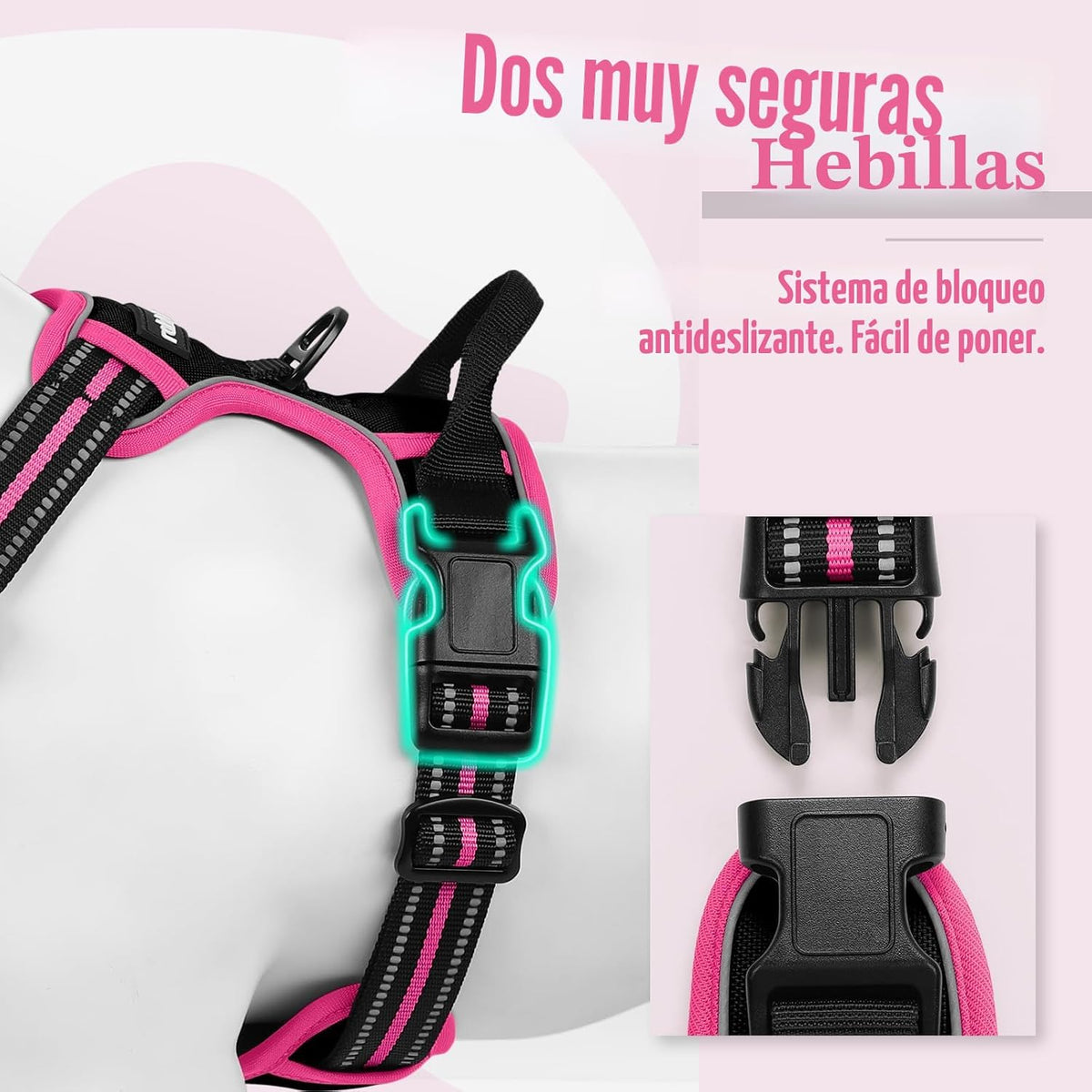 rabbitgoo - Arnés para perro, sin tirones, para perros grandes