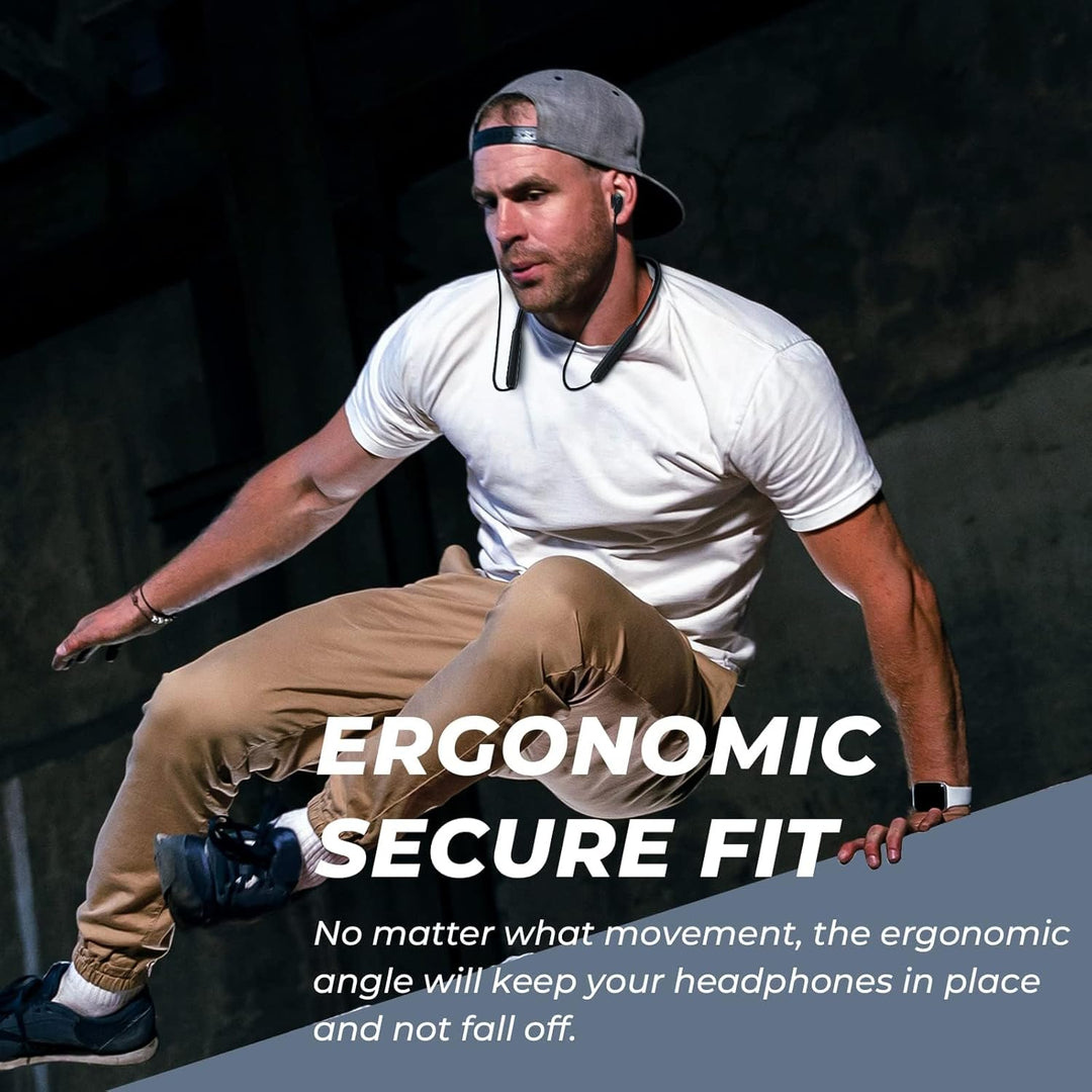 Auriculares Bluetooth N18 con banda para el cuello, auriculares ina...