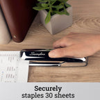 Swingline - Engrapadora, con capacidad para 30 hojas, engrapadora 747 de negocios, sin atascos, metálica, cromada plateada (74720)