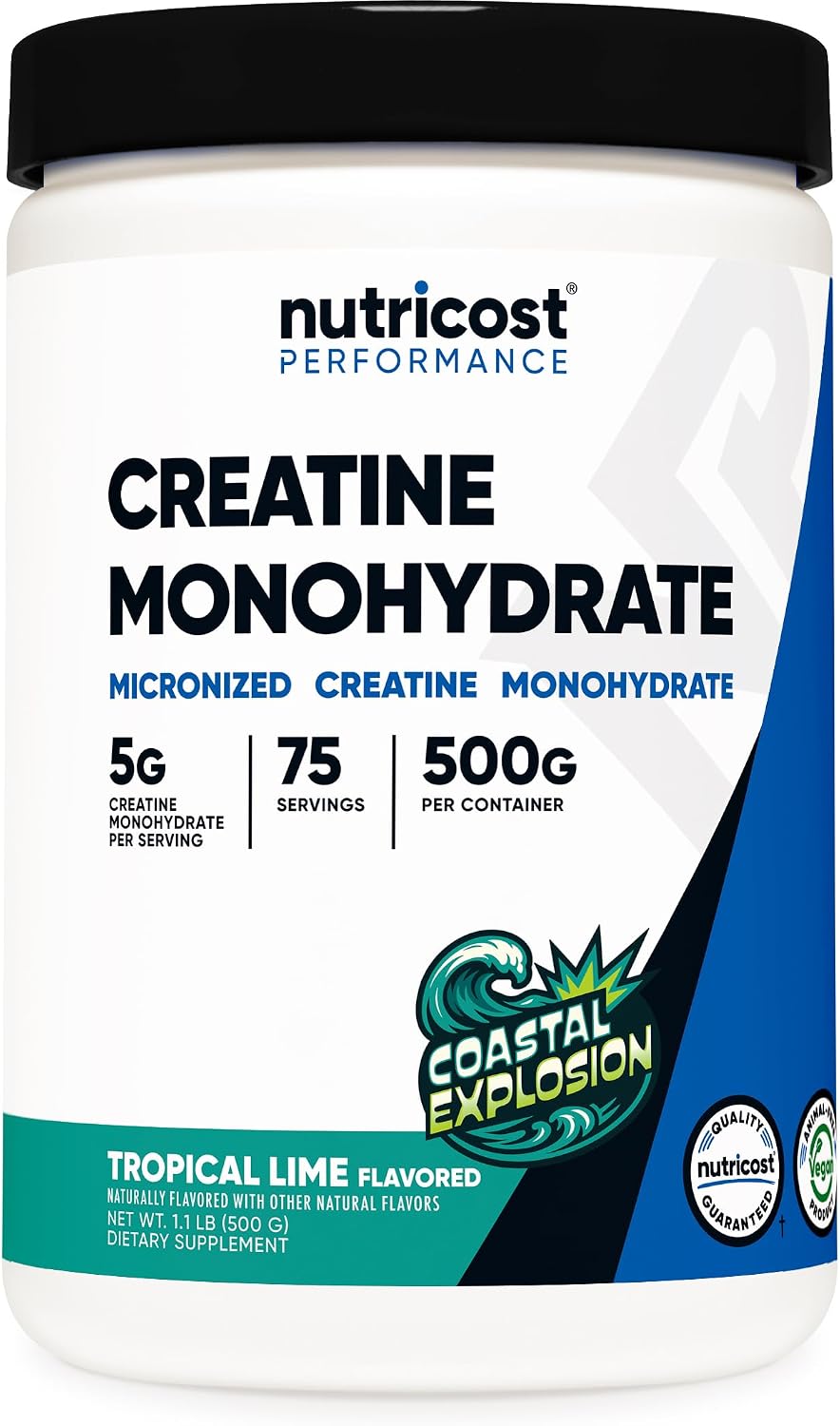 Nutricost Creatina monohidrato en polvo (explosión costera, 17.64 o...