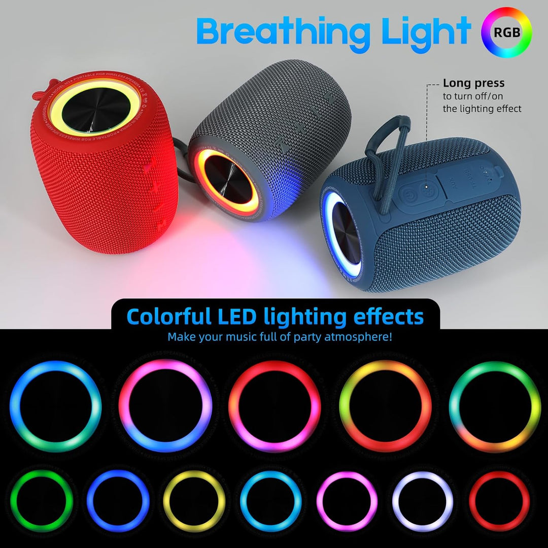 Altavoz Bluetooth portátil, altavoz inalámbrico BT5.3 de 20W con di...