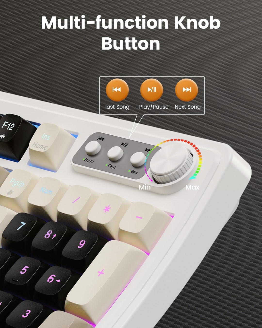 SABLUTE Teclado y ratón para juegos con cable, retroiluminación RGB...