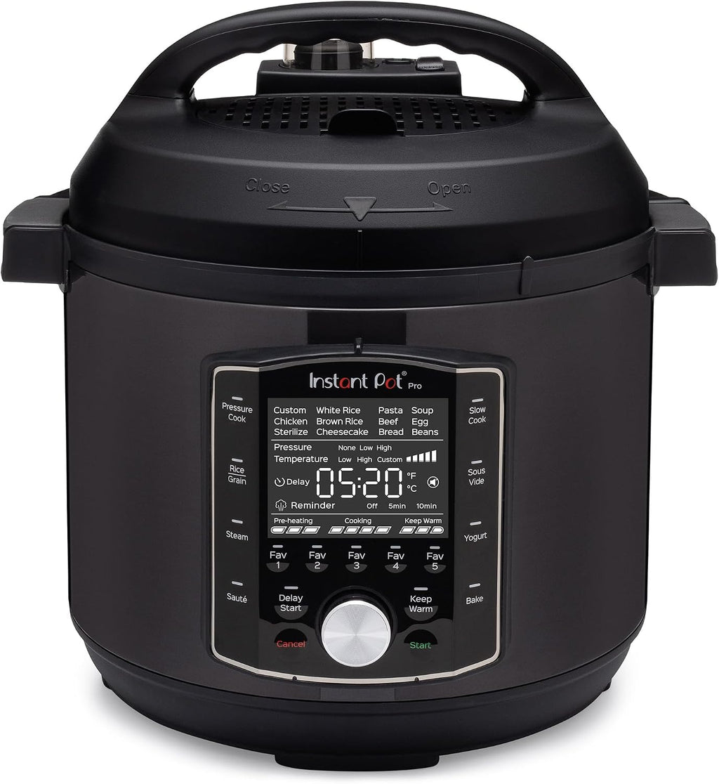 Instant Pot Pro olla eléctrica a presión 10 en 1, olla de cocción lenta, para cocinar arroz y cereales, para saltear alimentos, vaporera, cocción al vacío, esterilizador, máquina para hacer yogur y