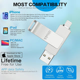 iDiskk 512GB Certificado Mfi, Unidad Flash para iPhone, Fotos y Vid...