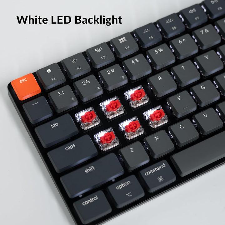 Keychron K3 Versión 2, Teclado mecánico inalámbrico Bluetooth\/USB...