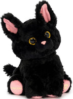 Juguete de peluche negro del gato, 10" juguete musical interactivo