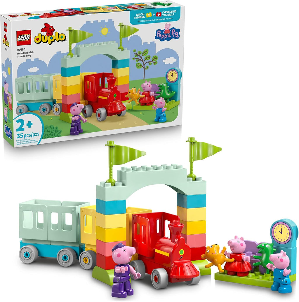 LEGO DUPLO Peppa Pig Tren Paseo con Grandpa Pig 10466