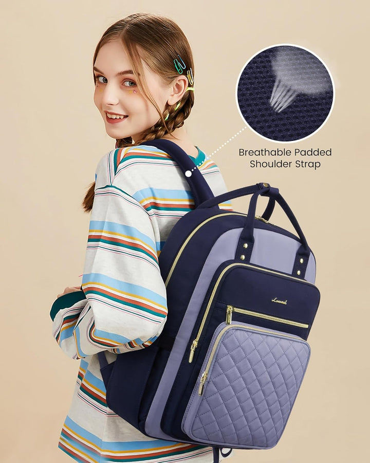 LOVEVOOK Mochila para computadora portátil para mujer, mochila para...