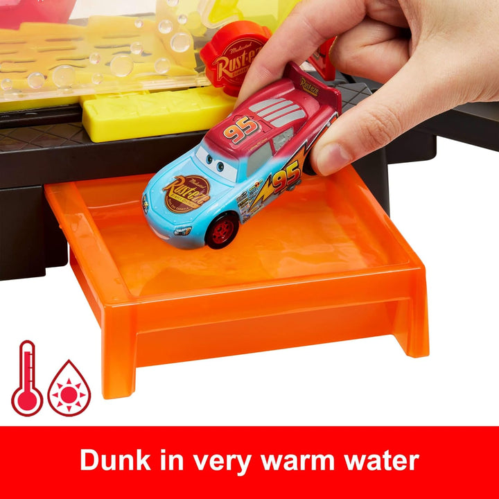 Mattel Disney Pixar Cars - Juego de lavado de autos con