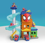 Marvel SuperRollers Web-City Playset
