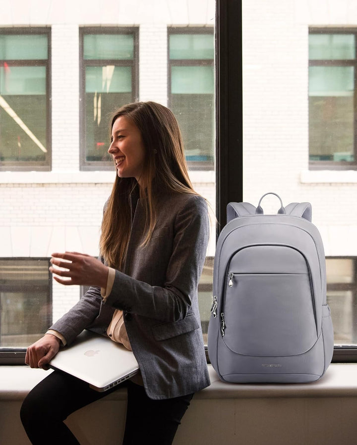 Mochila para laptop LIGHT FLIGHT para mujeres, mochila de viaje par...