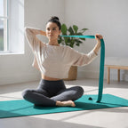 WHITECLOUDZ Kit de yoga, juego de 7 piezas de esterilla de yoga para entrenamientos en casa, esterilla de yoga gruesa, bloques de yoga, correa, toallas de yoga y bolsa de transporte, tapete de