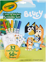 Crayola Juego de actividades de color y calcomanías Bluey
