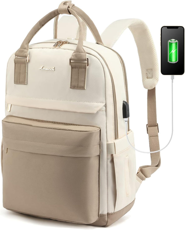 LOVEVOOK - Mochila para laptop de 15.6 pulgadas para mujer, bolsa d...