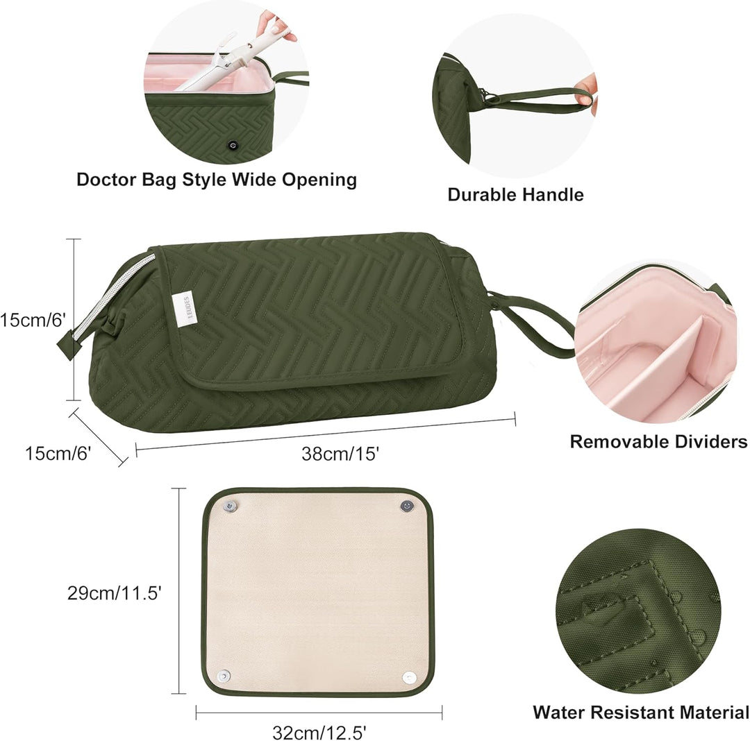 Leudes Bolsa de viaje para mujer, resistente al calor, para artícul...