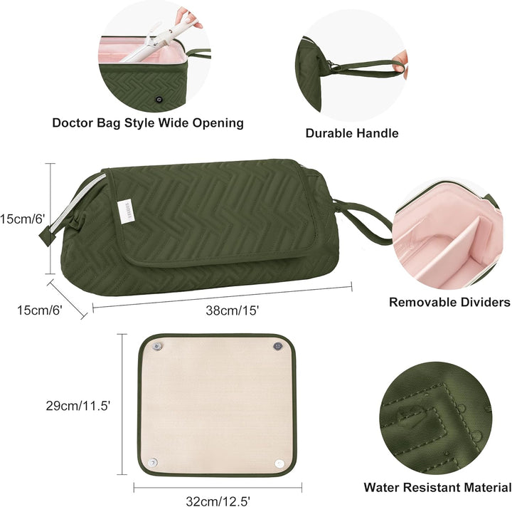 Leudes Bolsa de viaje para mujer, resistente al calor, para artícul...