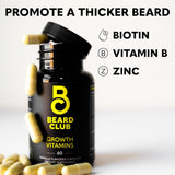 Uncut Beard Co., Crecimiento de vitaminas para barba, Nº 1 de venta...