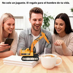 mini RC Excavator Toy 1:64 Vehículo de construcción de aleación de control remoto