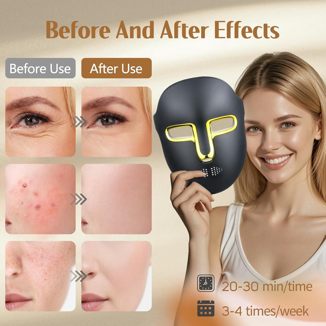 Kelyoo Terapia de luz roja para mascarilla facial \u2013 Terapia de...
