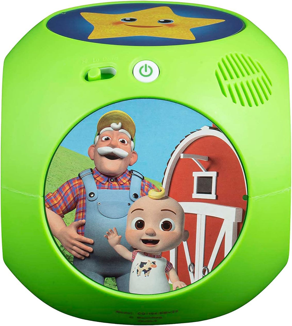 eKids Cocomelon Juguete musical para niños pequeños, el juguete Tumble Tunes incluye seis canciones integradas para guardería, para fanáticos de los juguetes Cocomelon y regalos para niños y niñas, verde