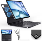 BOBOLEE Funda de teclado delgada de aluminio para iPad Air 11" / Pro 11