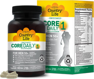 Country Life CORE Daily-1 Multivitamínico para hombres mayores de 5...