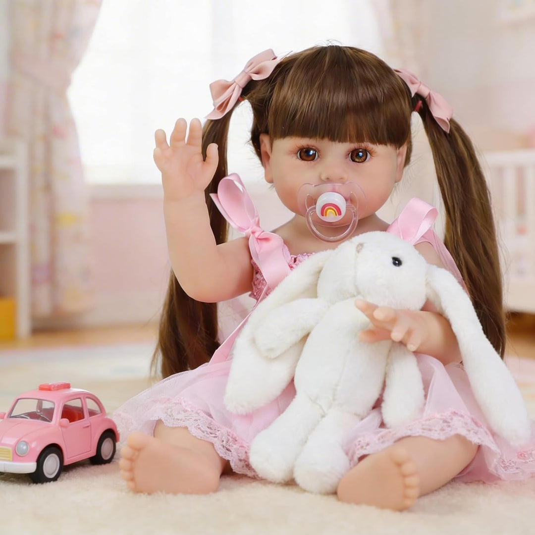 SCOM Muñecas Reborn realistas Niña - Muñeca bebé realista de 20 pul...