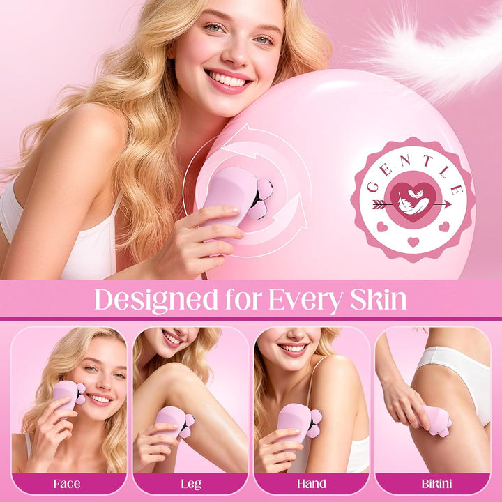 Maquinillas de afeitar eléctricas para piernas de mujer, Afeitadora...