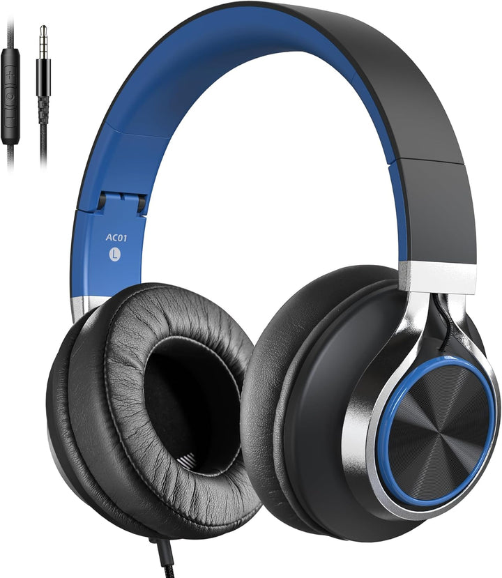 COOSII AC01 auriculares de diadema con cable, auriculares pasivos c...