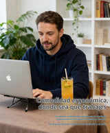 miley Soporte para computadora portátil para escritorio, 8 niveles...