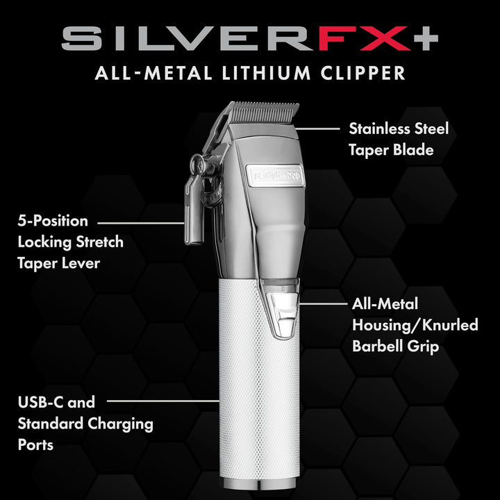 BaBylissPRO FX+ - Cortapelos profesionales para barba para hombres,...