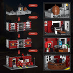 HSANHE - Juego de construcción de rescate de bomberos de la ciudad, compatible con bloques de construcción de camiones de bomberos, regalos de cumpleaños para niños y adultos (1823 piezas)