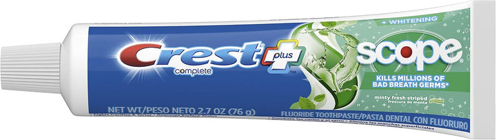 Crest Complete Plus Pasta de Dientes Blanqueadora, Sabor Fresco a M...
