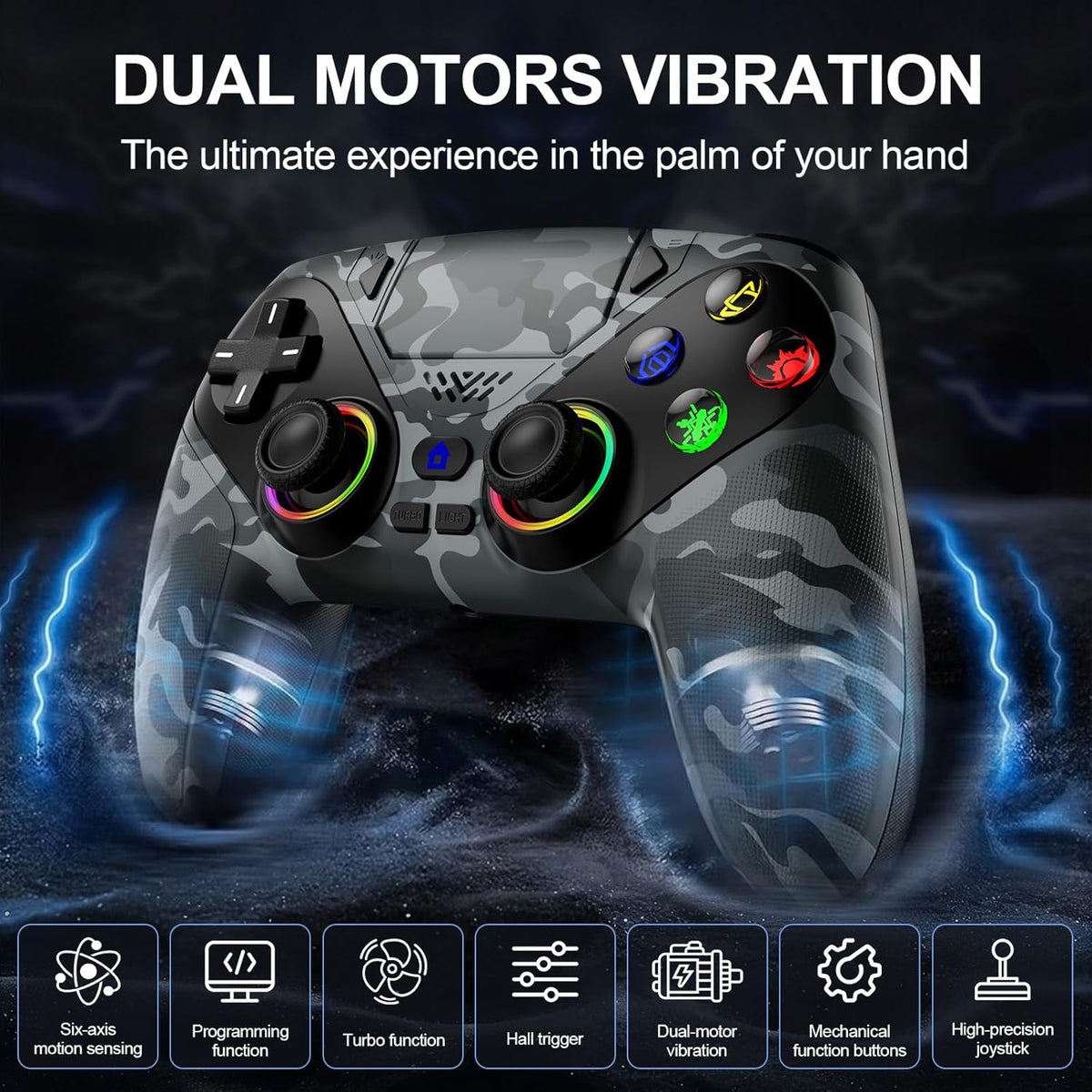 Nonbliep for PS5 Controller, Wireless Controller for PlayStation 5,...