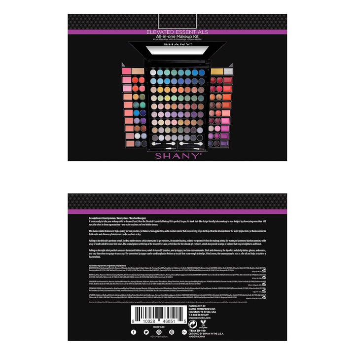 Juego de maquillaje Elevated Essentials de Shany todo en uno, con 7...
