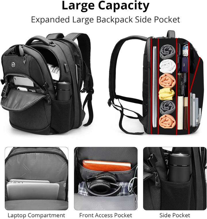 Mochila de viaje Swissdigital Design de 16 pulgadas para laptop, Mo...