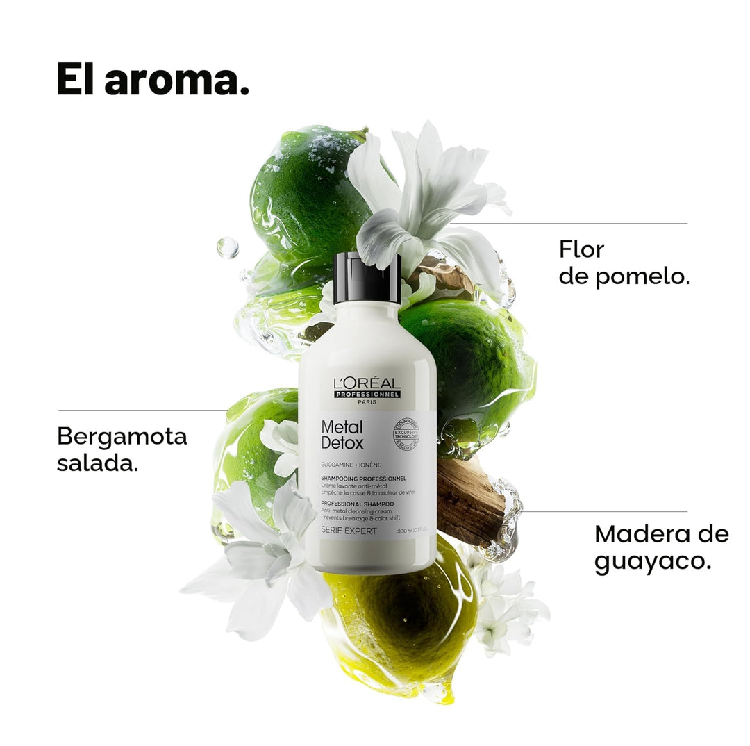 L'Oréal Professionnel Paris Metal Detox Shampoo - Sulfate-Free...