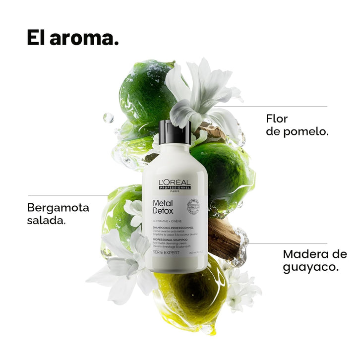 L'Oréal Professionnel Paris Metal Detox Shampoo - Sulfate-Free...
