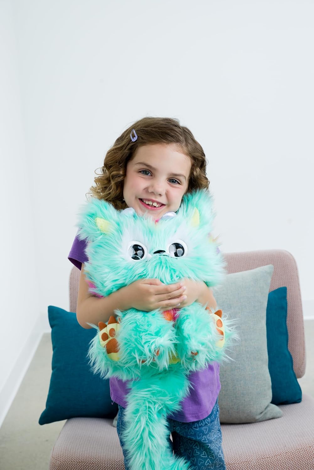 Furlings Finley - Muñeco de peluche interactivo de 13 pulgadas, más de 80 sonidos y animaciones, regalo para niñas y niños de 3 años en adelante