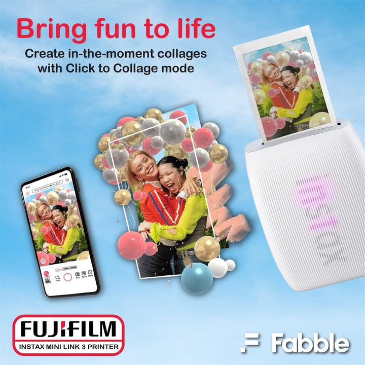 Fujifilm Instax Mini Link 3 Impresora para smartphone - Paquete de...