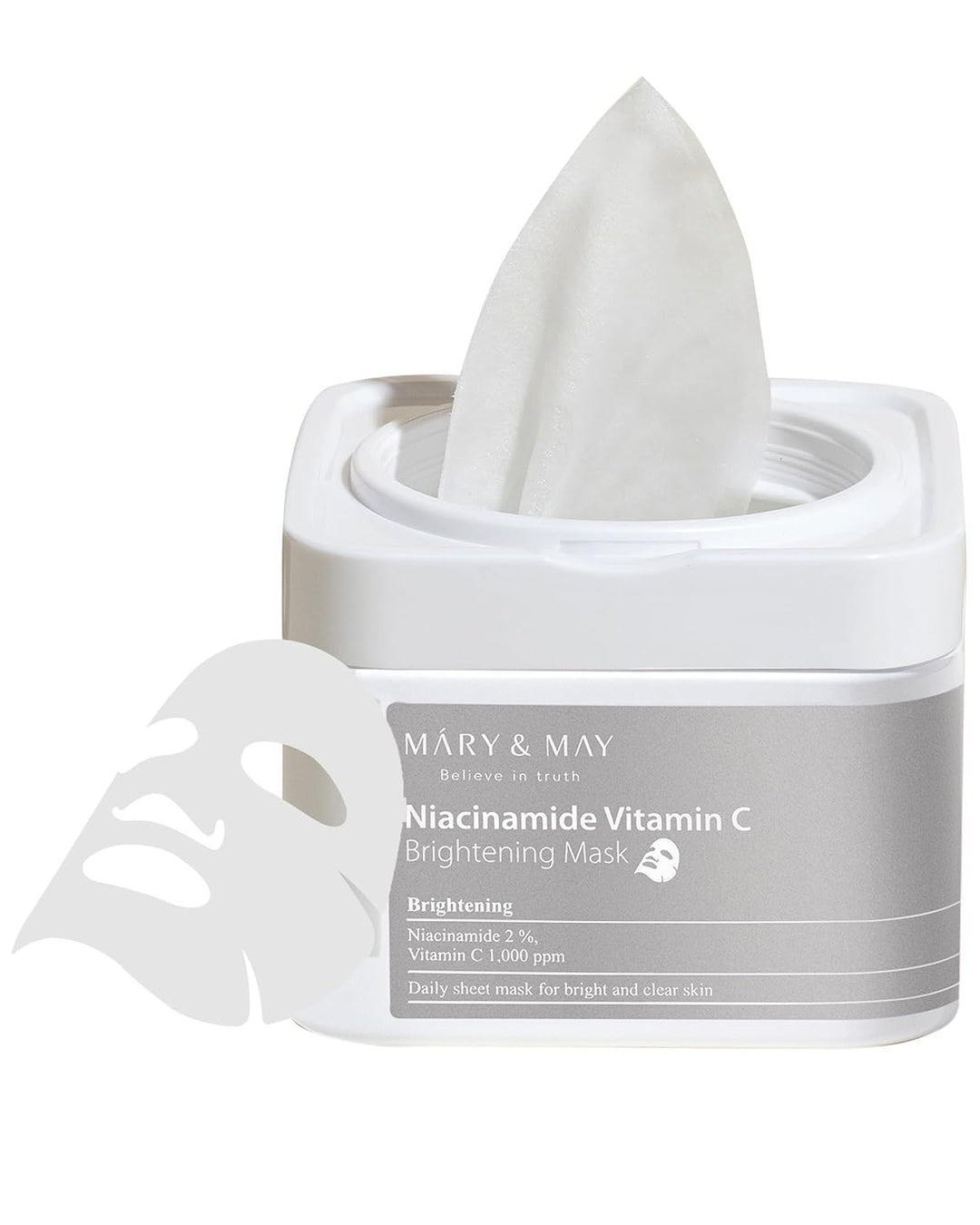 Mary&amp;May Máscara de vitamina C de niacinamida (30 hojas) \u2013...