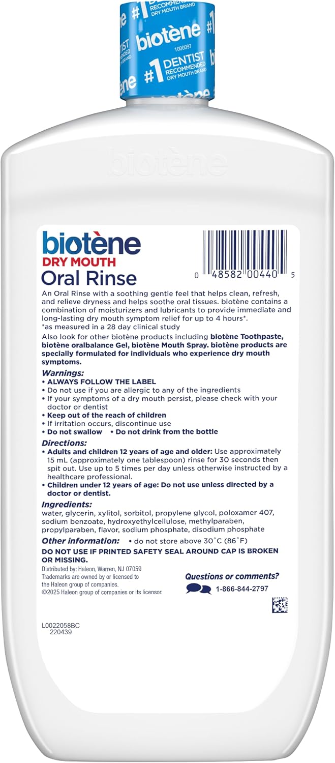 Enjuague para la boca seca (33.8 onzas), de Biotene Oral | Ambienta...