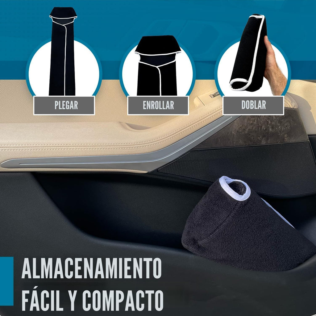 Asiento - Toalla de microfibra premium para asiento de automóvil, impermeable y resistente al sudor, ajuste universal, lavable a máquina, antideslizante, protector de asiento para automóvil, camión, SUV, camioneta (negro, paquete de 2)