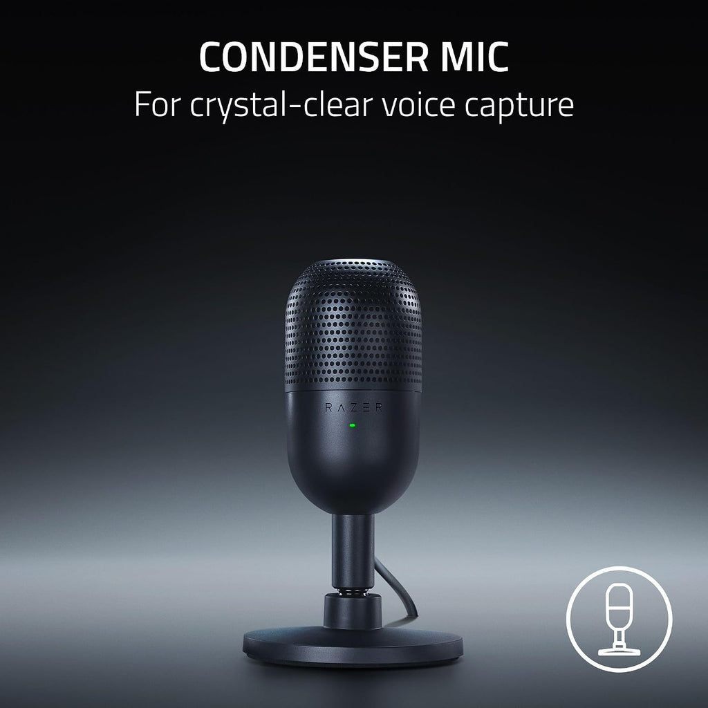 Razer Seiren V3 Mini micrófono USB, micrófono condensador supercardioide