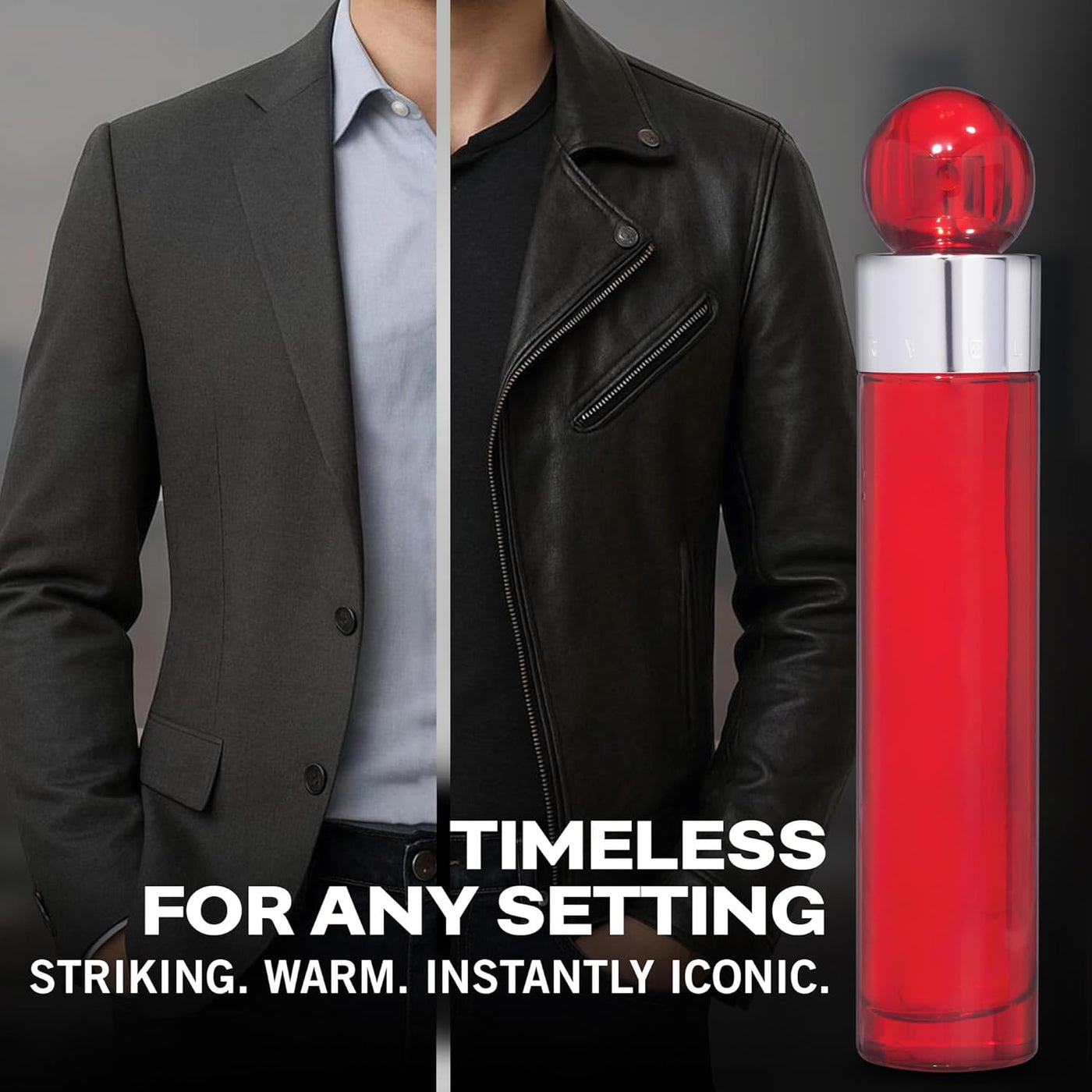 Perry Ellis Eau de Toilette 360 Red para hombres con atomizador, 1....