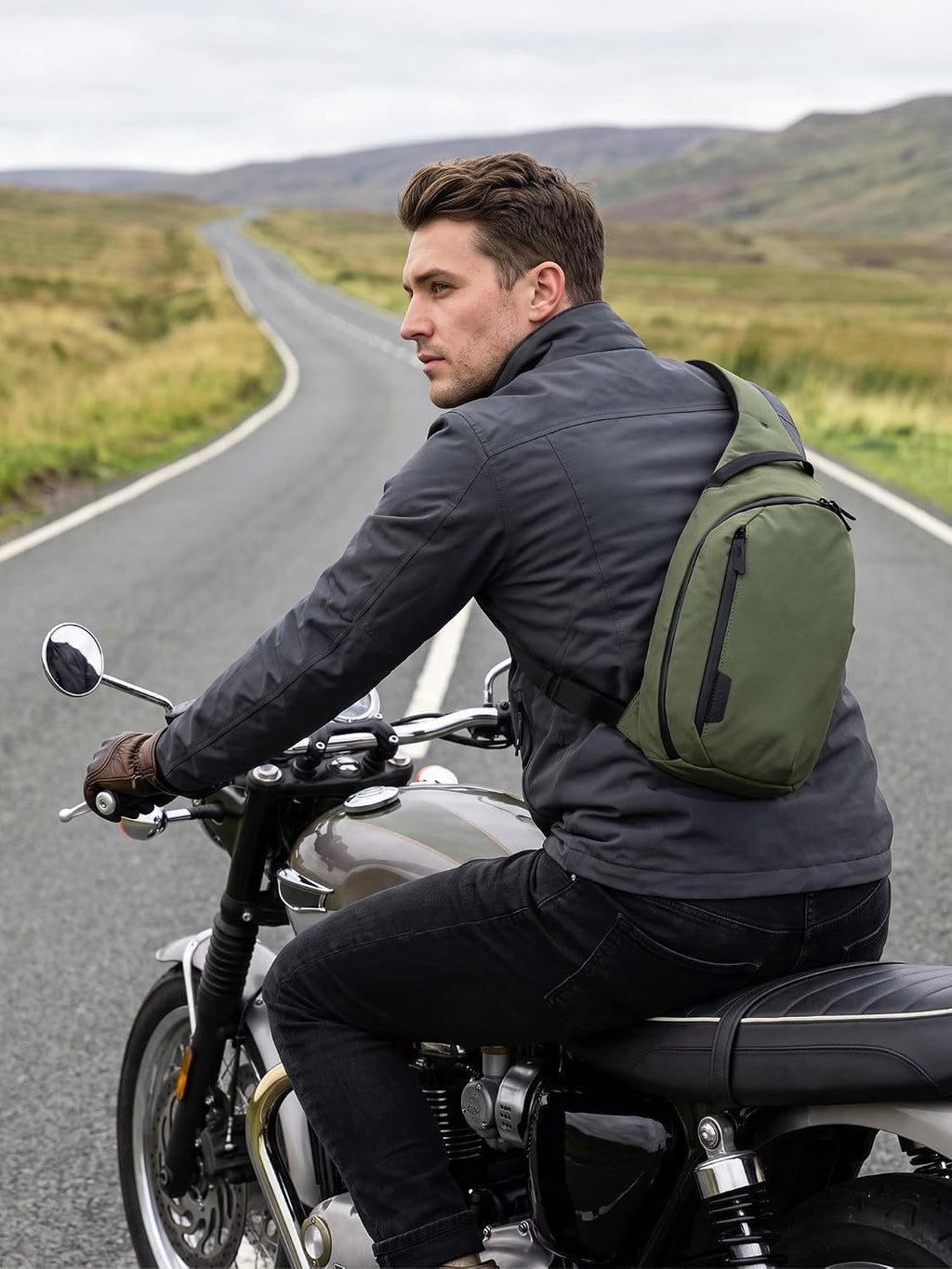 ALPAKA Metro Crossbody Hombro Derecho 7.5L - Bolso cruzado para hombre, mochila bandolera - Se adapta a tablet de 11 pulgadas - Un solo hombro