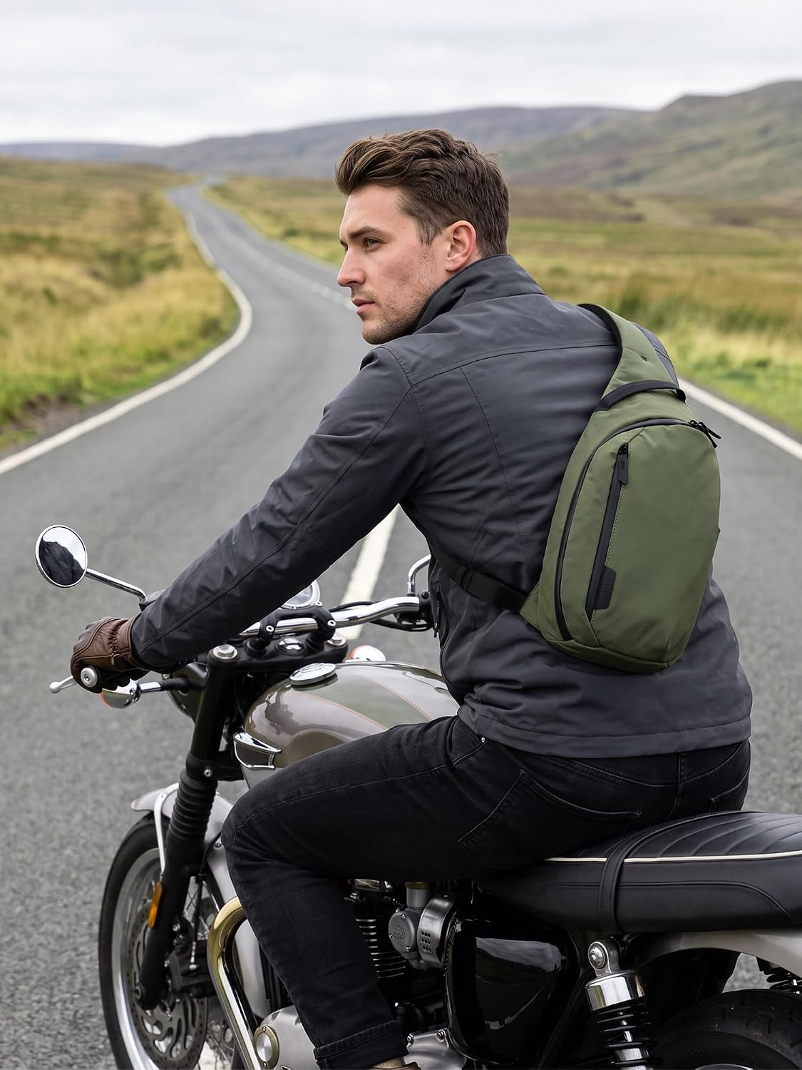 ALPAKA Metro Crossbody Hombro Derecho 7.5L - Bolso cruzado para hombre, mochila bandolera - Se adapta a tablet de 11 pulgadas - Un solo hombro