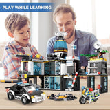 HOGOKIDS Juego de construcción de la estación de policía